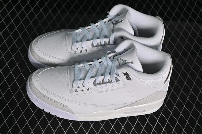 All categories Air Jordan Jordan series basketball shoes Air Jordan 3 GX foreign trade version Air Jordan 3 Retro "Pure Money" AJ3 Joe 3 replica white cat CT8532-111